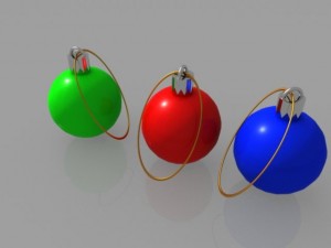 christmas balls 3D Model