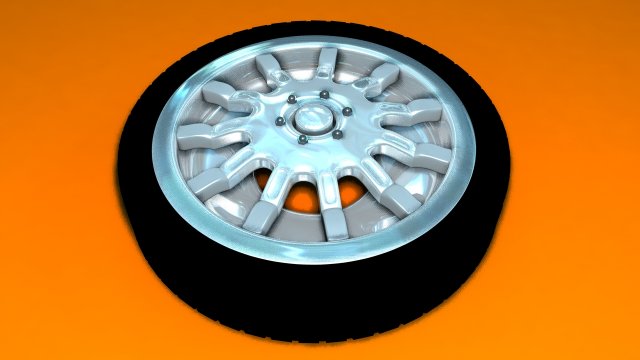 truck tire 3D Model .c4d .max .obj .3ds .fbx .stl .blend