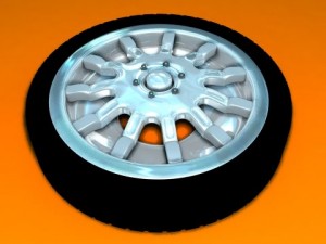 truck tire 3D Model