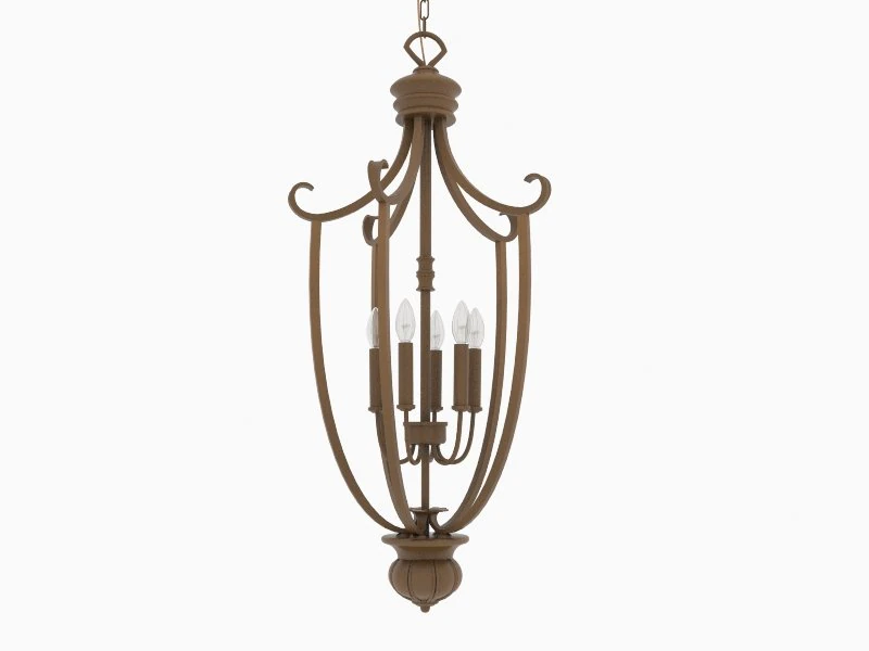 pendant lightchandelier 3D Model .c4d .max .obj .3ds .fbx .stl .blend 