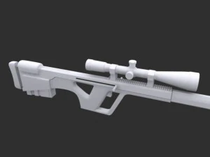heavy sniper rifle 3D Model