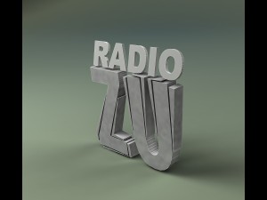 radio zu logo 3D Модель