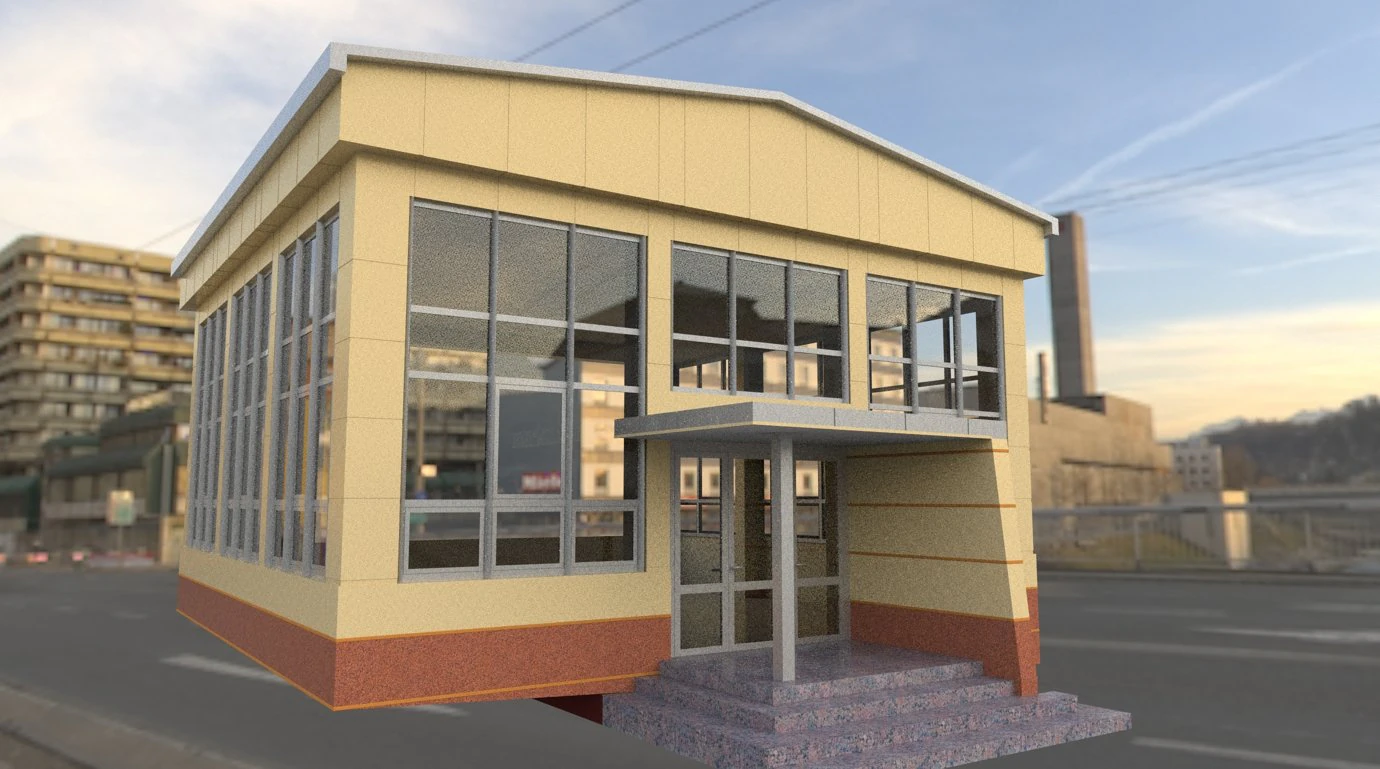 extension to winter garden 3D Model .c4d .max .obj .3ds .fbx .stl .blend 