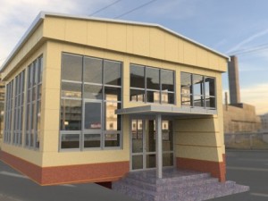 extension to winter garden 3D Модель