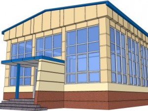 extension to winter garden 3D Modell