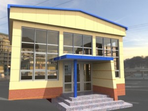 extension to winter garden 3D Modell