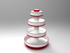 stand for flowers flower pot 3D Model