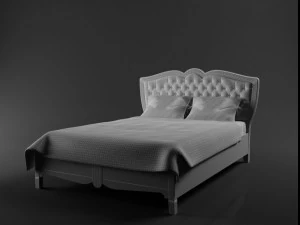 bed francesco pasi 3D Model