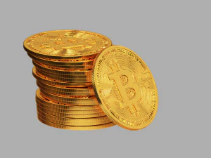 Bitcoin Stack 01 3D Model