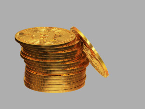 Bitcoin Stack 01 Modèle 3D