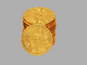 Bitcoin Stack 01 3D Model
