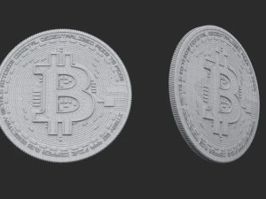 Bitcoin Stack 01 3D Model