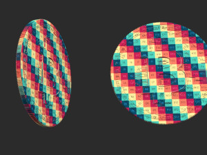Bitcoin Stack 01 Modèle 3D