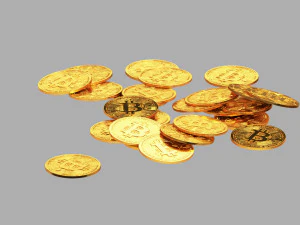 Bitcoin Stack 02 3D Model