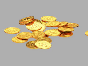 Bitcoin Stack 02 3D Model