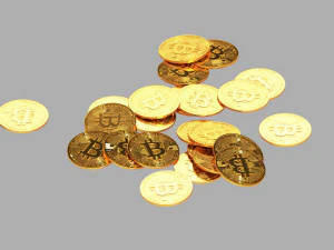 Bitcoin Stack 02 3D Model