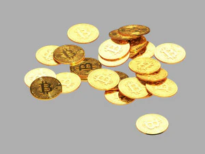 Bitcoin Stack 02 3D Model