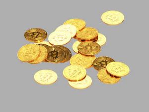 Bitcoin Stack 02 3D Model