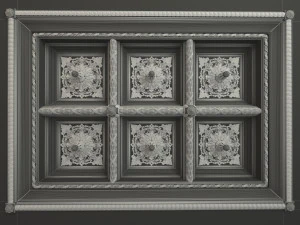 Classic Celing 1 3D Model