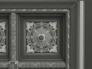 Classic Celing 1 3D Model