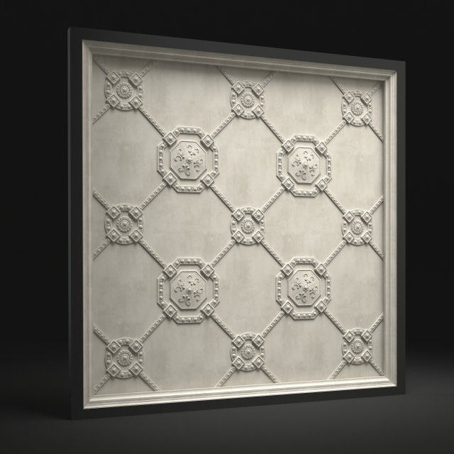 Classic Ceiling 2 Modelo 3D .c4d .max .obj .3ds .fbx .stl .blend 