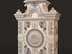 Classic Fireplace 02 3D Modell