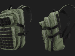 Military Backpack 20L 3D Model