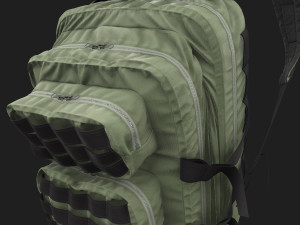 Military Backpack 20L 3D Model
