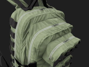 Military Backpack 20L 3D Model
