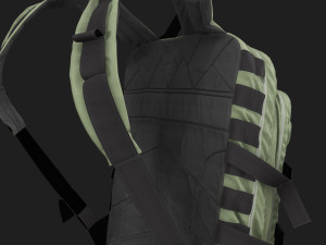 Military Backpack 20L 3D Model