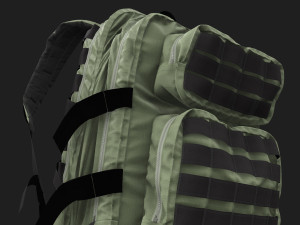 Military Backpack 20L 3D Model