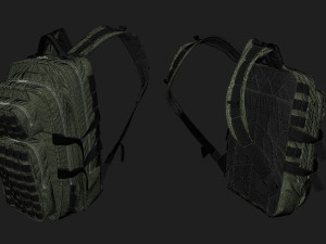 Military Backpack 20L 3D Model