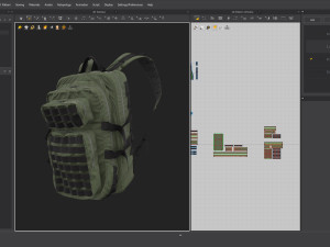 Military Backpack 20L 3D Model