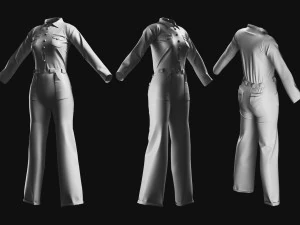 Basemesh Bodysuit Collection 3D Model