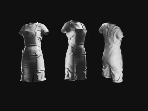 Basemesh Bodysuit Collection 3D Model