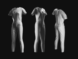 Basemesh Bodysuit Collection 3D Model