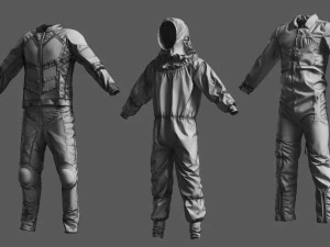 Basemesh Bodysuit Collection 3D Model