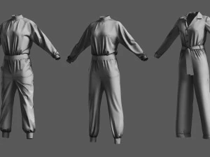 Basemesh Bodysuit Collection 3D Model