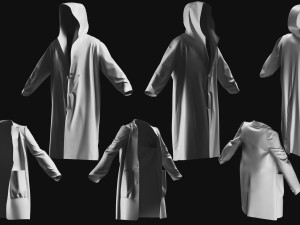Basemesh Cape Hood Collection Modello 3D