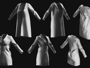 Basemesh Cape Hood Collection Modello 3D