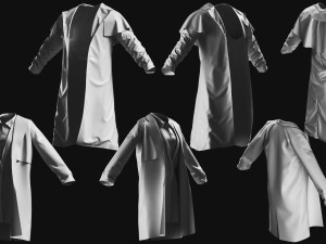Basemesh Cape Hood Collection Modello 3D