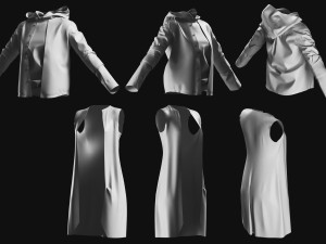 Basemesh Cape Hood Collection Modello 3D