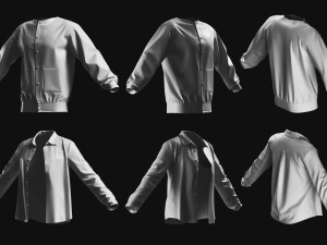 Basemesh Cape Hood Collection Modello 3D