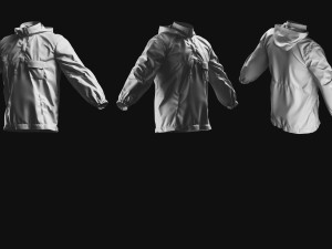 Basemesh Cape Hood Collection Modello 3D
