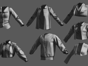 Basemesh Cape Hood Collection Modello 3D