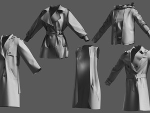 Basemesh Cape Hood Collection Modello 3D