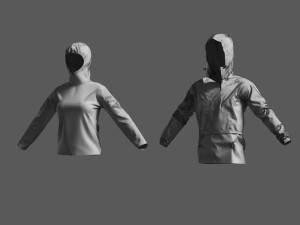 Basemesh Cape Hood Collection Modello 3D