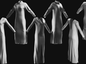 Basemesh Dress Collection v2 3D Model