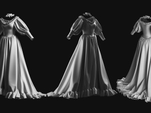 Basemesh Dress Collection v3 3D 模型