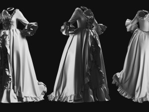 Basemesh Dress Collection v3 3D 模型
